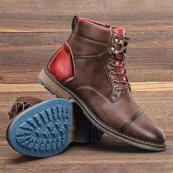 Ботильоны мужские Ботинки из искусственной кожи для мужчин Ботинки для мужчин 50