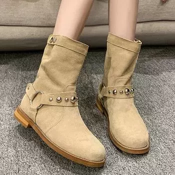 Ботильоны на плоской подошве на платформе, женские зимние ботинки, новые зимние повседневные модные женские ботинки для прогулок, путешествий, женские ботинки 35