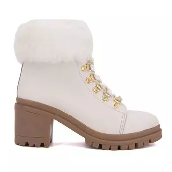 Ботильоны Rosenn на шнуровке из белого меха для женщин LES TROPEZIENNES PAR M.BELARBI 40 белый