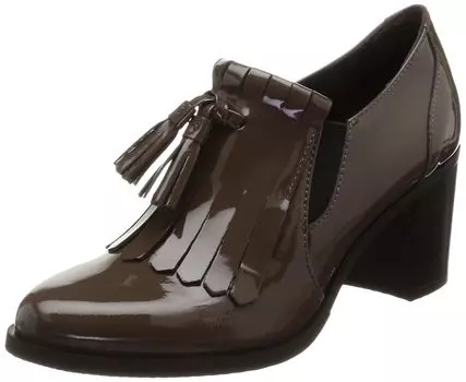 Ботильоны с кисточками, серо-коричневые [Luca Grossi] серо-коричневый