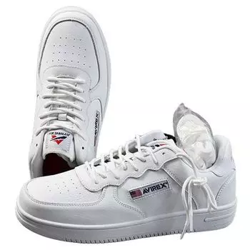 Ботинки AVIREX Кроссовки Бренд Avirex Field Star AV3272 FIELD STAR Низкие повседневные туфли Военные уличные повседневные мужские Y_KO (Белый, 27,0 см) белый