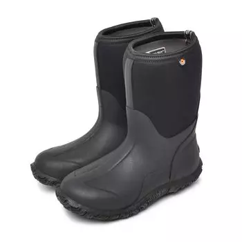Ботинки Bogs Classic Mid Rain размера 2E, женские, черные, 23.0 см,
