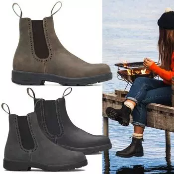 Ботинки челси бренда Whoholl, женские, ручной работы, деловые, черные, красные, без застежек, ковбойские сапоги из искусственной кожи, женские сапоги Sapato Masculino 2024 35 серый