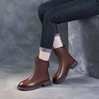 Ботинки Челси Кожаные ботинки Ботинки Мартин 35 чёрный