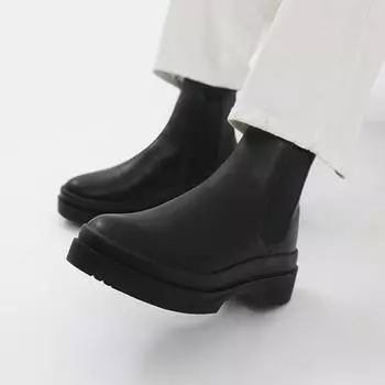 Ботинки челси Pascologen MS5102 Locke на двойной подошве черные-MS5102 250