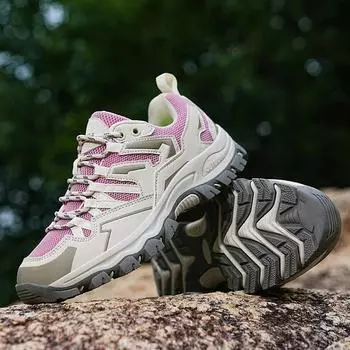 Ботинки для активного отдыха женские большие размеры нескользящие походные туфли мужские унисекс удобные скальные туфли охотничьи кроссовки 36