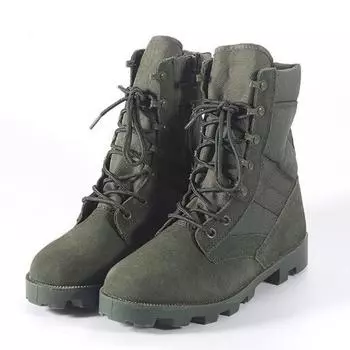 Ботинки для походов на открытом воздухе Panama с застежкой-молнией, высокие амортизирующие подошвы, военные ботинки, тактические ботинки для пустыни H963 39 бежевый