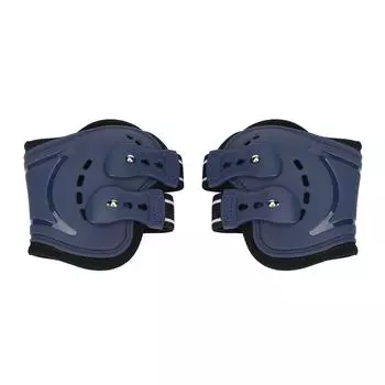 Ботинки для задних ног лошади, дышащие, регулируемые, поглощающие удары, предотвращающие скольжение, ботиночки для путового сустава лошади M(315 X 180mm / 12.4 X 7.09in)