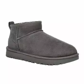Ботинки из овчины CLASSIC ULTRA MINI 1116109 СЕРЫЕ [UGG] Женские US7(24,0 см) [Элемент] серый