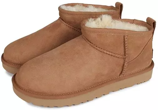 Ботинки из овчины Classic Ultra Mini CLASSIC ULTRA MINI 1116109 CHESTNUT US6 [UGG] женские (23,0 см) [Элемент]