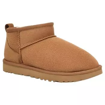 Ботинки из овчины короткие классические ультра мини-туфли CLASSIC ULTRA MINI 1116109 CHESTNUT US6 [Ugg] женские (23,0 см) [Элемент]