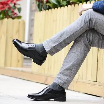 Ботинки из воловьей кожи с тремя суставами Ботинки из кожи AB с тремя носами Формальные мужские кожаные ботинки Формальные мужские военные ботинки 38