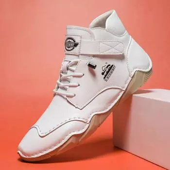 Ботинки Martin Exploding Octopus High Top, весна и лето, новые мужские повседневные короткие ботинки, американская парусная обувь 39 чёрный