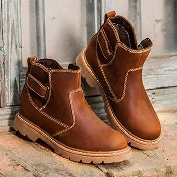 Ботинки Martin из коровьей кожи, британские короткие ботинки, кожаные женские рабочие ботинки, локомотивные ботинки, мужские альпинистские ботинки в стиле ретро, ботинки для верховой езды 35