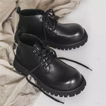 Ботинки Martin мужские Ботинки британские зимние мужские ботинки Chelsea Low Top 32054-J 38 чёрный