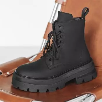 Ботинки Martin мужские британские высокие ботинки осенние ботинки челси средней высоты с увеличенным голенищем 2848-R 38