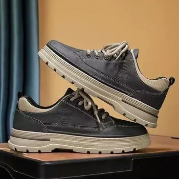 Ботинки Martin мужские новые ретро британский стиль повседневный стиль низкие износостойкие рабочие туфли для спорта на открытом воздухе инструменты мужская обувь 39 армия зеленый