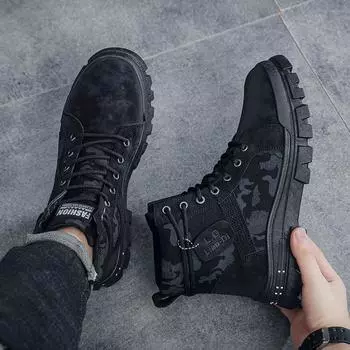 Ботинки Martin мужские осень 2024 новые высокие британские ботинки в стиле ретро для отдыха на открытом воздухе спортивные нескользящие ботинки большого размера 39