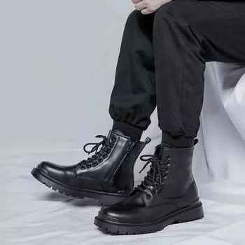 Ботинки Martin мужские осенние рабочие ботинки универсальные высокие кожаные ботинки британские ботинки Locomotive Tide 1010-R 38