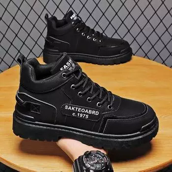 Ботинки Martin мужские туфли высокие мужские новые осенние британские пустынные высококачественные рабочие страховые туфли инструменты альпинизм прилив обувь 39