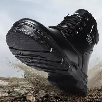 Ботинки Martin мужские весна 2025 новые кожаные ботинки с мягкой подошвой корейская версия высокие модные повседневные рабочие ботинки 39