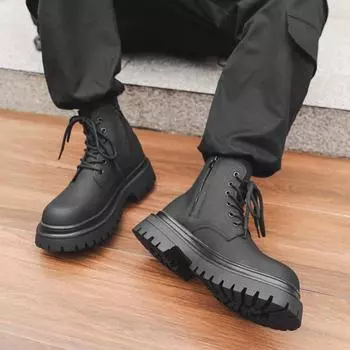 Ботинки Martin мужские зимние мужские ботинки инструментальные мужские ботинки высокие ботинки мужские альпинистские ботинки 55481-J 38 чёрный