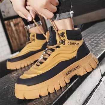 Ботинки Martin осень и зима новые британские туфли ретро на платформе повседневные спортивные мужские туфли походные высокие ботинки для инструментов мужские туфли 39