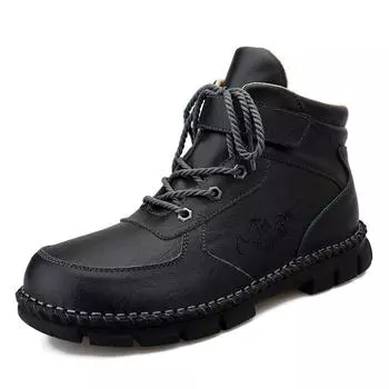 Ботинки Мартина мужские 2025 осень новые мужские повседневные кожаные туфли модные ретро универсальные рабочие ботинки натуральная кожа обувь с высоким верхом 38