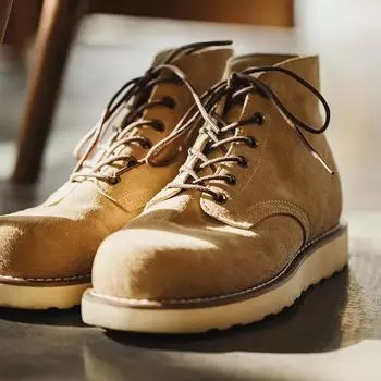 Ботинки мужские Maden 9111 Tooling Ankle Boots Осень-зима из коровьей замши для отдыха на открытом воздухе Ботинки-дезерты Классические винтажные туфли на шнуровке Повседневная обувь 38 EUR