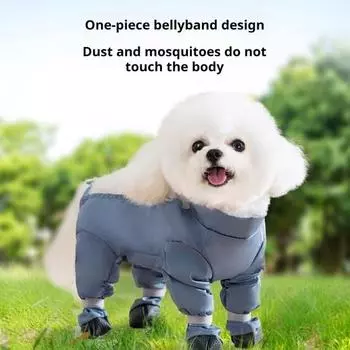 Ботинки на подтяжках для собак Yousheng, водонепроницаемые леггинсы для собак, противоскользящие регулируемые ботинки для домашних животных, защита лап для собак, зима, снег, дождь, походы, прогулки L