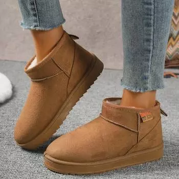 Ботинки nieve gruesas и Calientes Para Mujer, Classicas, Cmodas, botas Gruesas, Invierno, botas de Moda Nuevo 2024 36 бежевый