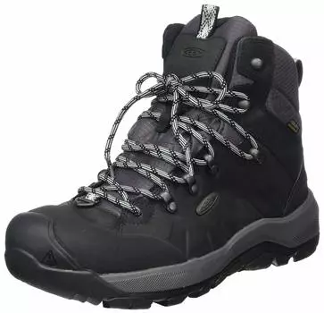Ботинки REVEL IV MID POLAR GRAY 23 см [Keen] женские ЧЕРНЫЕ/HARBOR