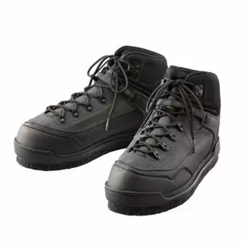 Ботинки SHIMANO Rockshore Dry Boots Cut Rubber Pin Felt Black 26 см (Георок) ФС-052У чёрный