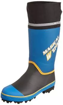 Ботинки Шипы W Pin Легкий светоотражающий материал Уретановая подкладка Волшебные Шипы U960 Синий 24 см [Margo] Противоскользящий