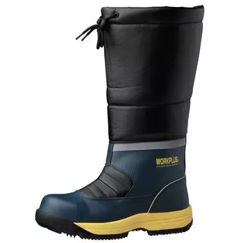 Ботинки Snow Sole Snow Boots MPS140 Hood [Midori Anzen] [Work Plus] 24,0 см тёмно-синий