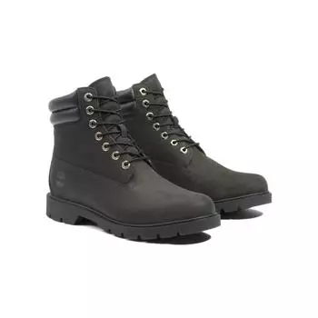 Ботинки Timberland мужские 6 дюймов на шнуровке базовые черные Tb1a27x60151 080(260)