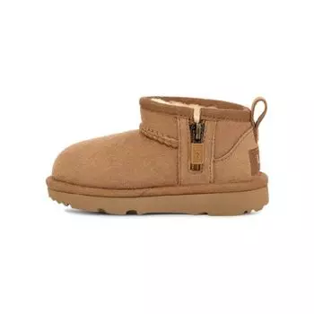 Ботинки UGG Classic Ultra Mini Каштановый (ребенок, начинающий ходить) Детские кроссовки 1130750T-CHE 25