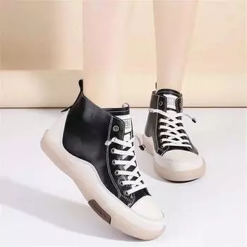 Ботинки женские весна-осень на шнуровке, размер 46, высокие кеды для женщин, обувь для гольфа, практики, спорта, гостеприимства, знаменитости 35