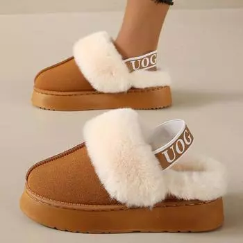 Ботинки женские зимние новые туфли женские ботинки на платформе уличные тапочки на толстой подошве ботильоны удобные теплые прогулочные хлопковые туфли 36