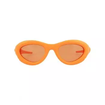 Bottega Veneta Round/Oval-Frame Injection Sunglasses