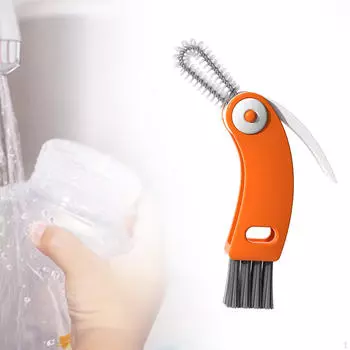 Набор ершиков для глубокой очистки бутылок оранжевый