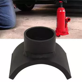 Седло адаптера для бутылочного домкрата, высокопрочное гидравлическое подъемное седло оси для 3-дюймовой трубы, черное 12-тонное адаптер оси для бутылочного домкрата чёрный