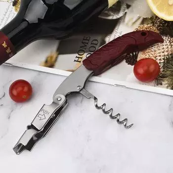 Bottle Opener Wine Corkscrew Professional Bottle Opener And Foil Cutter Stainless Steel Bottle Can Remover For Kitchen Tools