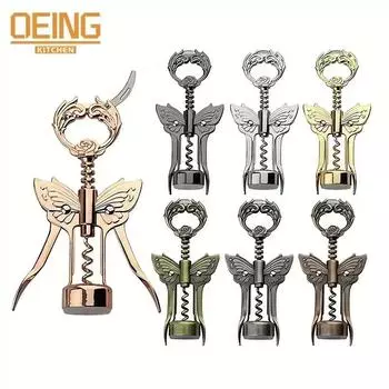Bottle Opener Wine Opener Portable Professional Waiters Corkscrew Wine Cork Remover Tools Gift for Wine Lovers золотой
