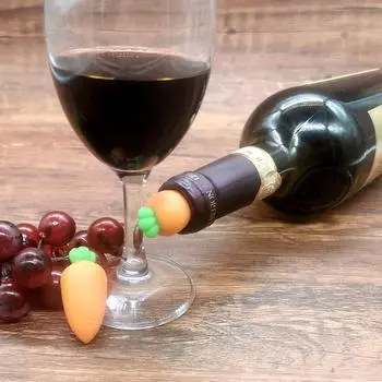 Bottle Stopper Safe And Healthy Silicone Fresh-keeping Lid Bar Accessories Beer Champagne Bar Accessories Wine Stopper Wine Cork
