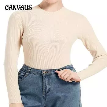 Нижняя рубашка с круглым вырезом, свитер, женские колготки, тонкая модель, высокая эластичность, длинный рукав, элегантный трикотажный топ S абрикосовый