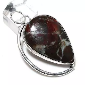 Boulder Opal Gemstone Handmade 925 Sterling Silver Jewelry Pendant 2.17 m9I48