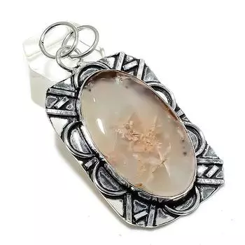 Boulder Opal Gemstone Handmade 925 Sterling Silver Jewelry Pendant 2.48 H9l77