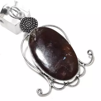 Boulder Opal Gemstone Handmade 925 Sterling Silver Jewelry Pendant 3.07 E6I18