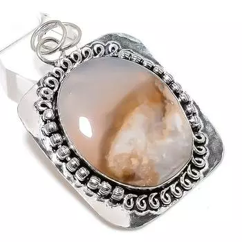 Boulder Opal Gemstone Handmade 925 Sterling Silver Jewelry Pendant 2.36 t9n40